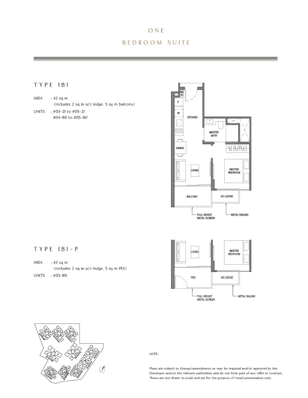 Parc Komo 1 Bedroom Floor Plan 1