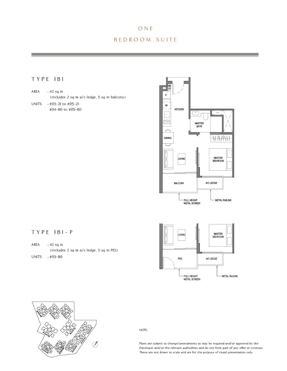 Parc Komo 1 Bedroom Floor Plan 2