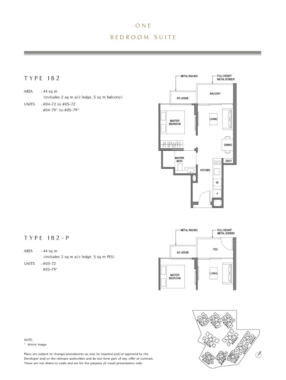 Parc Komo 1 Bedroom Floor Plan 3