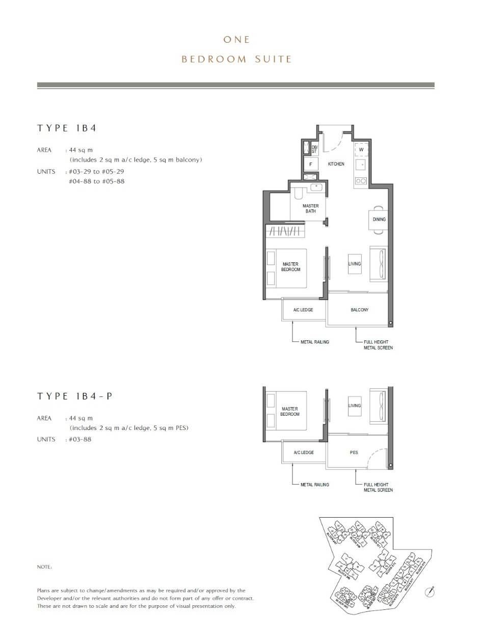 Parc Komo 1 Bedroom Floor Plan 7