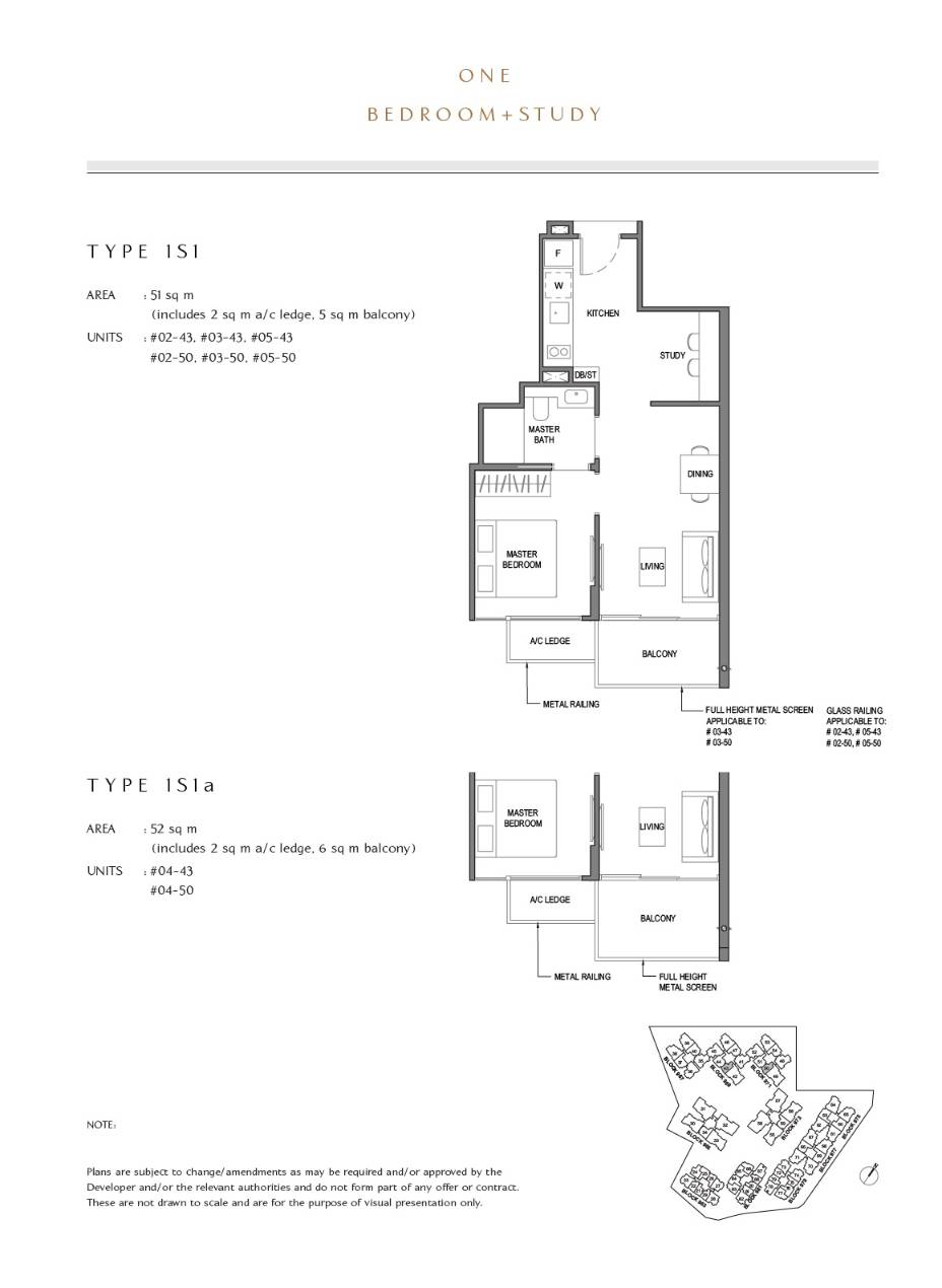 Parc Komo 1 Bedroom Floor Plan 11
